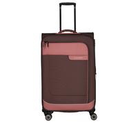 Travelite Maleta Viia L 4 ruedas, material reciclado, 77 cm, 91–103 L, carrito con pliegue elástico