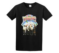 Travelling Wilburys Group Shot Unisex 100% Cotton Short-Sleeve T-Shirts Black XXL