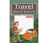 Travelling Word Search Puzzle Book: Word Searches with Easy to Read to Print about Travel, Journey, Tourism and More | 6x9 inches, 110 pages | 50+ Puzzle ... Gift for Vacations, Holidays and Free Time