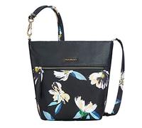 Travelon: Addison - Bolsa de cubo antirrobo, Floral de medianoche, Talla única, Travelon: Addison - Bolsa de cubo antirrobo - Floral medianoche
