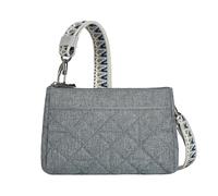 Travelon Anti-Theft Boho Clutch Crossbody, Uni-Adulto, Gris, Talla única