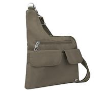 Travelon Anti-Theft Cross-Body Bag, Bolsa Cruzada Mujeres, Nuez moscada, One Size