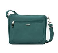 Travelon Bandolera clásica antirrobo pequeña este/oeste, Paisley de verano, Talla única