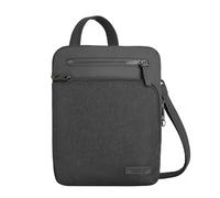 Travelon Bandolera pequeña antirrobo Metro, Bolso Cruzado Unisex Adulto, Gray, Talla única
