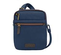 Travelon Bolsa de viaje unisex para adultos, antirrobo, pequeña, N/S, Navy, Talla única, Mensajero antirrobo pequeño N/S delgado
