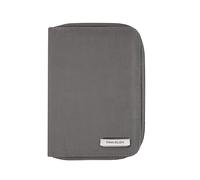 Travelon - Cartera con Cremallera para Pasaporte con Bloqueo RFID, Humo, 4.5 x 0.75 x 6