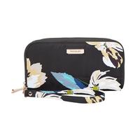 Travelon Cartera con Doble Cremallera con Bloqueo RFID, Floral Medianoche, 7.5 Pulgadas de Ancho x 4 Pulgadas de Alto x 1.25 Pulgadas de Profundidad, Cartera con Doble Cremallera con Bloqueo RFID