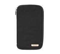Travelon Cartera Familiar con Cremallera para Pasaporte con Bloqueo RFID, Black, 4.75 x 0.75 x 8.25, Cartera de Pasaporte Familiar con Bloqueo RFID