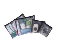 Travelon - Juego de 4 bolsas de malla, Gris, 9.5 x 12.75 x 0.5