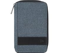 Travelon Safe ID - Soporte para Pasaporte múltiple, Pizarra, 7.75 x 5 x .75, Soporte multipasaporte con Bloqueo RFID