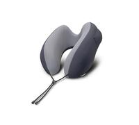 Travelon Transit Premium - Almohada para el Cuello, Color Azul Marino/Gris, 26 cm de Ancho x 14.6 cm de Alto x 26.5 cm de Profundidad