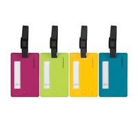 Travelon Travelon Set of 4 Assorted Color Luggage Tags - Etiqueta para Equipaje Varios Talla única
