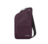 Travelon: World Travel Essentials - Bolso cruzado delgado, Blackberry, Talla única