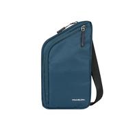 Travelon World Travel Essentials Slim Crossbody, Bolso Bandolera Unisex Adulto, Azul Turquesa (Pavo Real), Talla única