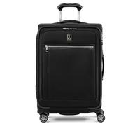 Travelpro Platinum Elite Softside Equipaje de Cuadros Ampliable, Maleta giratoria de 8 Ruedas, Cierre TSA, Hombre y Mujer, Negro Sombra, Cuadros Mediano 72x47x30cm