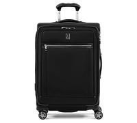 Travelpro Luggage Platinum Elite - Maleta giratoria expandible de 25 Pulgadas con maletín, Negro (Shadow), Checked-Medium 25-Inch, Platinum Elite Softside - Equipaje con Ruedas giratorias expandibles