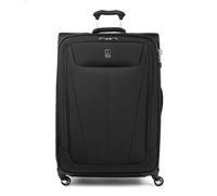 Travelpro Maxlite 5 Softside Equipaje de Cuadros Ampliable con 4 Ruedas Giratorias, Maleta Ligera, Hombre y Mujer, Negro, Cuadros Grande,79x54x34 cm