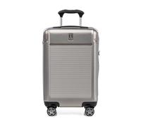 Travelpro Platinum Elite Hardside Expandable Carry on Luggage, 8 Wheel Spinner, TSA Lock, Hard Shell Polycarbonate Suitcase, Metallic Sand, Carry on 21-Inch