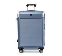 Travelpro Platinum Elite Maleta rígida expandible de Cuadros, 8 Ruedas giratorias, Cierre TSA, Maleta rígida de policarbonato, Azul Cielo Oscuro, Cuadros medianos,70x46x34 cm