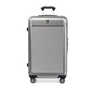 Travelpro Platinum Elite Hardside Maleta de Cuadros Extensible, 8 Ruedas Giratorias, Cierre TSA, Maleta Rígida de Policarbonato, Arena Metálica, Cuadros Grande,77x46x35 cm
