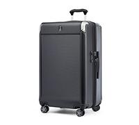 Travelpro Platinum Elite Hardside Maleta de Cuadros Expandible, 8 Ruedas Giratorias, Cerradura TSA, Maleta Rígida de Policarbonato, Negro Sombra, Cuadros Grande, 77x46x35 cm