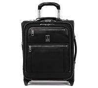 Travelpro Platinum Elite Softside Expandable Carry on Luggage, 2 Wheel Upright Regional Suitcase, USB Port, Men and Women, Shadow Black, Carry On 16-Inch