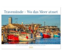 Travemünde - Wo das Meer atmet (Wandkalender 2026 DIN A2 quer), CALVENDO Monatskalender: Ein atmosphärischer Kalender mit zwölf stimmungsvollen ... begleiten den Blick auf das Meer - Mona