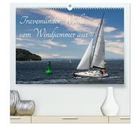 Travemünder Woche vom Windjammer aus (hochwertiger Premium Wandkalender 2026 DIN A2 quer), Kunstdruck in Hochglanz: Unter Segeln in der Ostsee