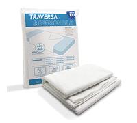 Travesaños impermeables lavables de esponja de algodón (100 x 150 cm) cubrecolchón impermeable durmientes de algodón protector de cama sin sustancias nocivas certificado OEKO-TEX® (100 x 150)