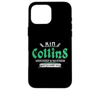 Travesuras y Caos de Kin Collins Desde la Edad Media Carcasa para iPhone 16 Pro MAX