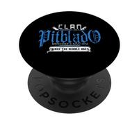 Travesuras y Caos del Clan Pitblado Desde la Edad Media PopSockets PopGrip Adhesivo