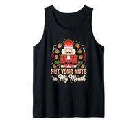 Travieso Cascanueces Pon Tus Nueces En Mi Boca Divertido Navidad Camiseta sin Mangas