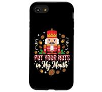 Travieso Cascanueces Pon Tus Nueces En Mi Boca Divertido Navidad Carcasa para iPhone SE (2020) / 7/8