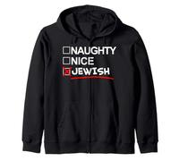 Travieso Niza Judío Sudadera con Capucha