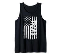 Travis Nombre Personal Bandera Americana Hombres Retro Camiseta sin Mangas