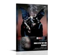 Travis Scott Birds in The Trap Sing McKnight- Cuadros decorativos impermeables y resistentes a las manchas, para sala de estar, dormitorio, oficina, cuadros colgantes, enmarcado, pósteres de alta
