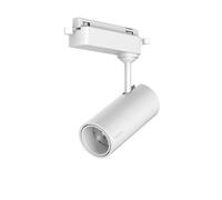 TRAXON LUXPOINT Foco de Carril Monofásico LED 15W 1320Lm CCT Luz Ajustable 3000K/4000K/6500K, Ángulo de Haz 38° CRI≥80 Iluminación Profesional para Tienda, Galería y Hogar (15W Blanco)