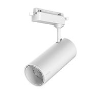 TRAXON LUXPOINT Foco LED de Carril Monofásico 35W 3080Lm CCT Luz Ajustable 3000K/4000K/6500K, Ángulo de Haz 38° CRI≥80 Iluminación Profesional para Tienda, Galería y Hogar (35W Blanco)