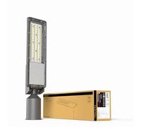 TRAXON LUXPOINT Luminaria LED de Alumbrado Vial 50W, 7500lm, Luz Neutra 4000K, IP65, Ángulo 80°, Aluminio, Uso Exterior, 5 Años de Garantía (Luz neutra 4000K, 50 Watios)