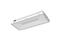 TRAXON LUXPOINT® Luz de emergencia LED - Geron 1W 70Lm Luz Fría 6500K CON AUTO-TEST IP65 120° Bateria NI-cd Autonomía *1 hora* Superficie PMMA (70Lm | 6500K | 1Hr Con AUTO-TEST | Superficie)