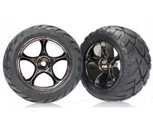 TRAXXAS 2478A Llantas Negras Y Gomas 2.2 ANACONDA Traseras/TRAXXAS TIRES ANACOND