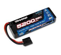 Traxxas 2844R - Power Cell Hard Case 7.4V 2S Batería LiPo, 5200mAh 35C