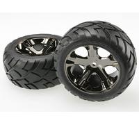TRAXXAS 3773A Neumáticos Anaconda Sobre Llantas Traseros Rustler Black/TRAXXAS