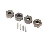 Traxxas 4 hexágonos de rueda de acero 12 mm delantero/trasero para 9080 9069