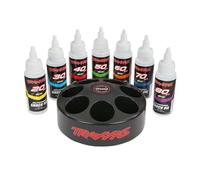 Traxxas 5038X - Juego de aceites de silicona amortiguadores 20/30/40/50/60/70/80WT + carrusel