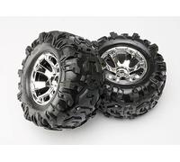 TRAXXAS 5673 Neumáticos Canyoh AT En Llantas Cromadas Geode Hex 17mm SUMMIT