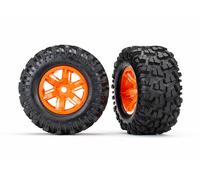 TRAXXAS 7772T Llantas Y Ruedas Naranjas X-MAXX 8s