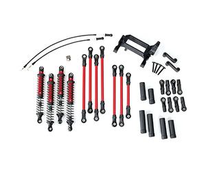 Traxxas 8140r TRX de 4 Long Arm Lift Kit Completo Rojo