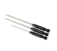 Traxxas 8715 - Juego de puntas de velocidad, destornillador hexagonal, 3 piezas rectas (1,5 mm, 2,0 mm, 2,5 mm), unidad de 1/4 pulgadas, métricas