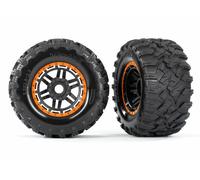 Traxxas 8972T Neumáticos Y Llantas Naranja Maxx 5.5x2.8-2.7